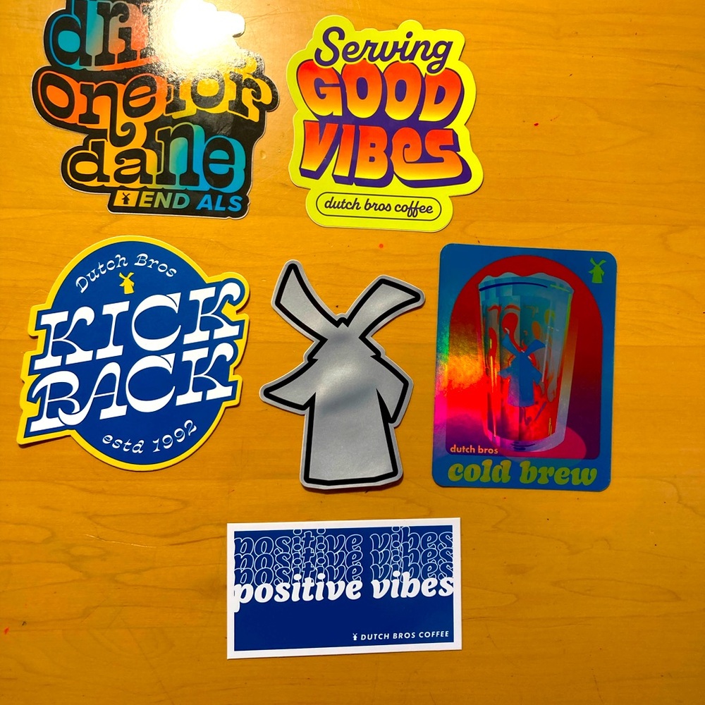 Lot of 30 Halloween, Christmas, Arizona Dutch bros stickers, can do bundles